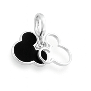 Berloque Prata Ping Mickey Duplo