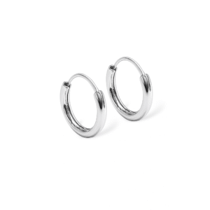 Argola Prata Fio Redondo 1,3 cm