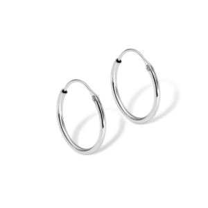 Brinco Argola Lisa em Prata 925