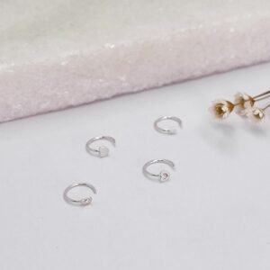 Piercing Prata Mini Argola Lisa Diversas