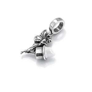 Berloque Prata Berloque Fada do Dente Envelhecido