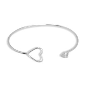 Bracelete Prata Mini Coração